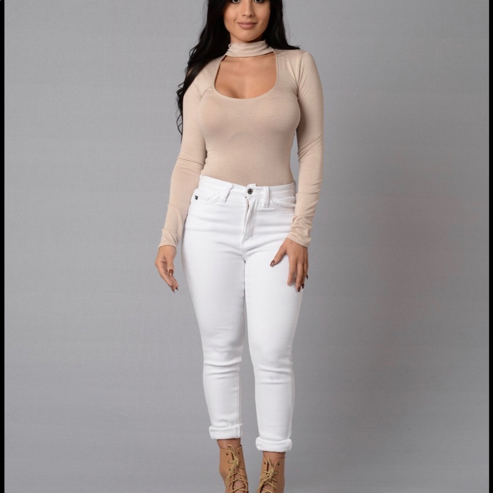 *NWT* Fashion Nova Lydia Nude Bodysuit